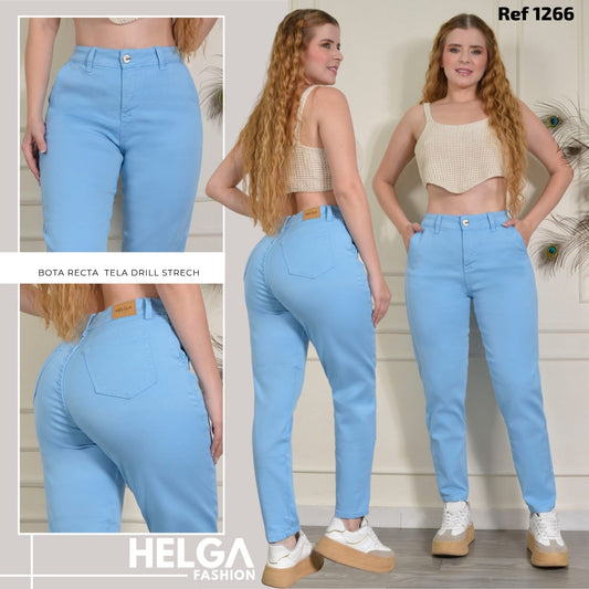 Jeans Skinny Strech, Tiro Alto Ref 1266