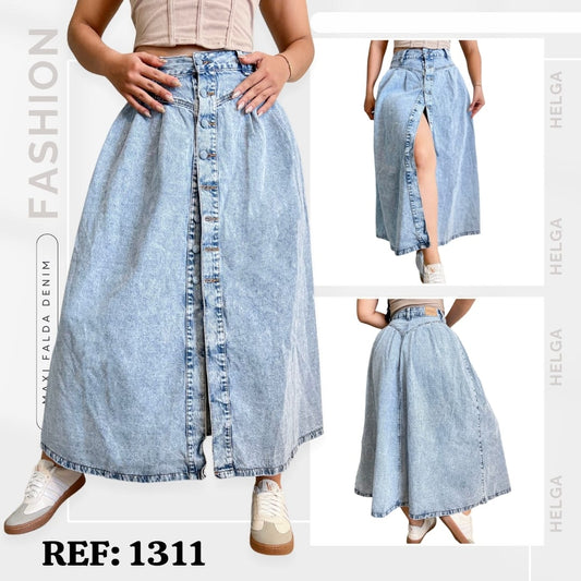 Falda larga Mujer 1311
