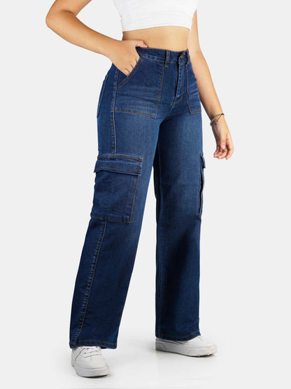 JEAN CARGO TIRO ALTO 1128